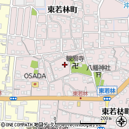 静岡県浜松市中央区東若林町1024周辺の地図