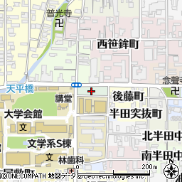 奈良県奈良市北魚屋東町周辺の地図