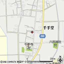 静岡県磐田市千手堂755周辺の地図