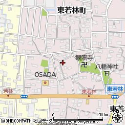 静岡県浜松市中央区東若林町1033周辺の地図