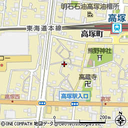 静岡県浜松市中央区高塚町4724周辺の地図