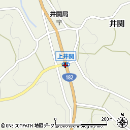 上井関周辺の地図