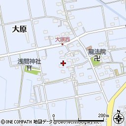 静岡県磐田市大原2311周辺の地図