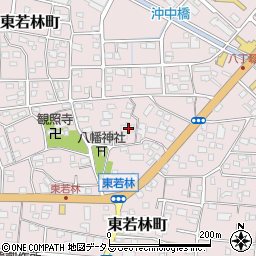 静岡県浜松市中央区東若林町1117周辺の地図