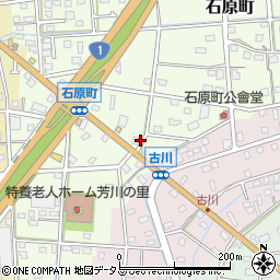 静岡県浜松市中央区石原町566周辺の地図