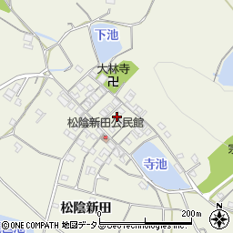 兵庫県明石市大久保町松陰新田周辺の地図