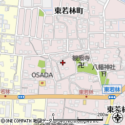静岡県浜松市中央区東若林町1030周辺の地図