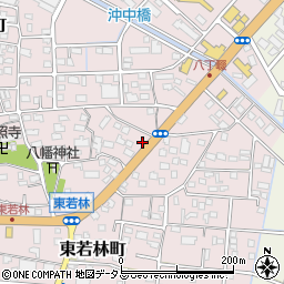 静岡県浜松市中央区東若林町1136周辺の地図
