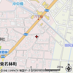 静岡県浜松市中央区東若林町1336周辺の地図