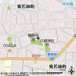 静岡県浜松市中央区東若林町1165周辺の地図