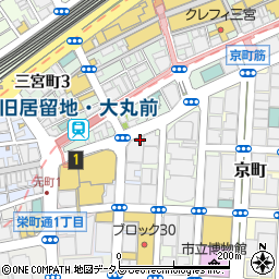 三菱ＵＦＪ銀行兵庫支店周辺の地図