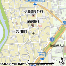 静岡県浜松市中央区芳川町438周辺の地図