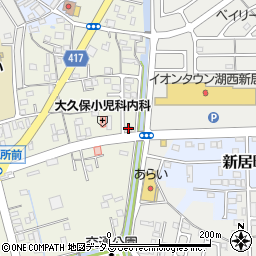 静岡県湖西市新居町浜名111周辺の地図