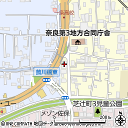 奈良労働局　労災補償課分室周辺の地図