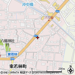 静岡県浜松市中央区東若林町1309周辺の地図