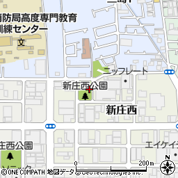 本庄北公園周辺の地図