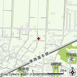 静岡県浜松市中央区篠原町975周辺の地図
