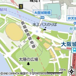 すわき後楽中華そば 大阪城テラス店周辺の地図