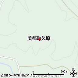 島根県益田市美都町久原周辺の地図
