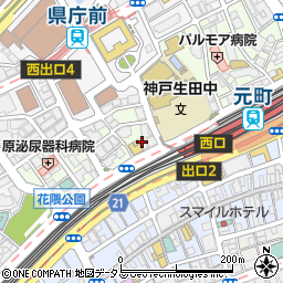 矢部コーポレーション株式会社神戸支店周辺の地図
