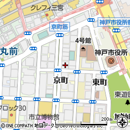 兵庫県神戸市中央区京町77周辺の地図