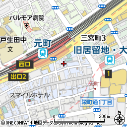 元町一番街ビル周辺の地図