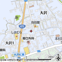 静岡県牧之原市大沢610周辺の地図