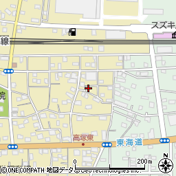 静岡県浜松市中央区高塚町80周辺の地図