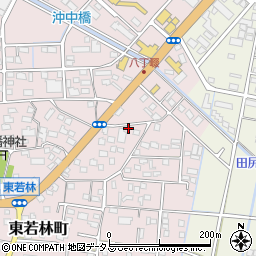 静岡県浜松市中央区東若林町1333周辺の地図