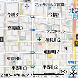 阪神調剤薬局　大阪伏見店周辺の地図