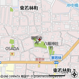 静岡県浜松市中央区東若林町1166周辺の地図