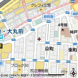 兵庫県神戸市中央区浪花町63周辺の地図