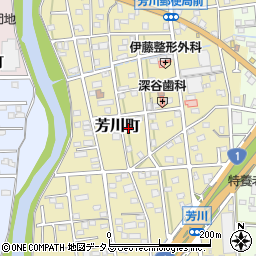 静岡県浜松市中央区芳川町683周辺の地図