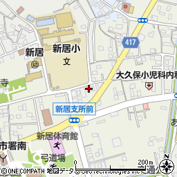 静岡県湖西市新居町浜名390周辺の地図