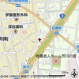 静岡県浜松市中央区石原町684周辺の地図