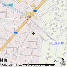 静岡県浜松市中央区東若林町1347周辺の地図