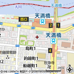 大阪中央法律事務所周辺の地図