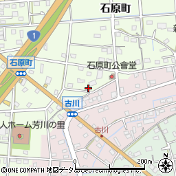 静岡県浜松市中央区石原町537周辺の地図