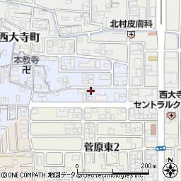 ＬＡ　ＬＵＮＡ西大寺周辺の地図