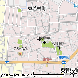 静岡県浜松市中央区東若林町1021周辺の地図