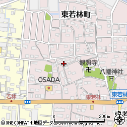 静岡県浜松市中央区東若林町1034周辺の地図