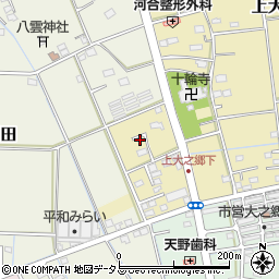 静岡県磐田市上大之郷394周辺の地図