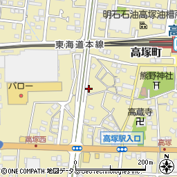 静岡県浜松市中央区高塚町4781周辺の地図