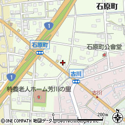 静岡県浜松市中央区石原町570周辺の地図