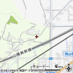 岡山県岡山市東区宍甘680周辺の地図