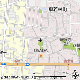 静岡県浜松市中央区東若林町1012周辺の地図