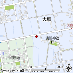 静岡県磐田市大原2540周辺の地図