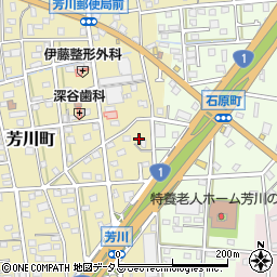 静岡県浜松市中央区芳川町474周辺の地図