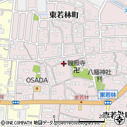 静岡県浜松市中央区東若林町1025周辺の地図