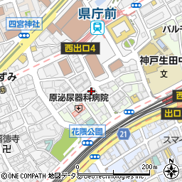 兵庫県林業会館周辺の地図